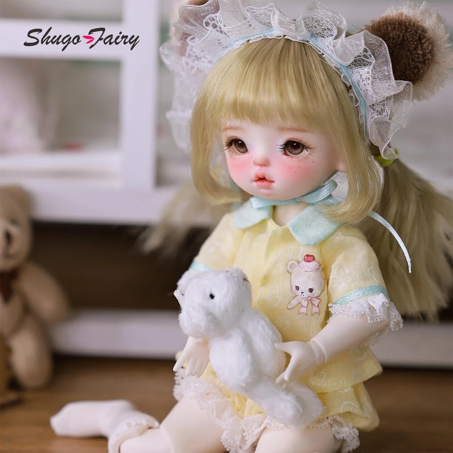 May C BJD - Adorable 1/6 Anime Baby Doll | Pacifier & Poseable Full Set