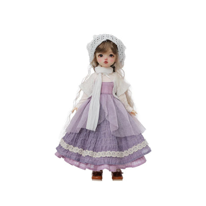 Damita G 1/6 Bjd Doll Sweet Young Girl The Forest Estate Toys Purple Baker High Quality ShugaFairy Full Set