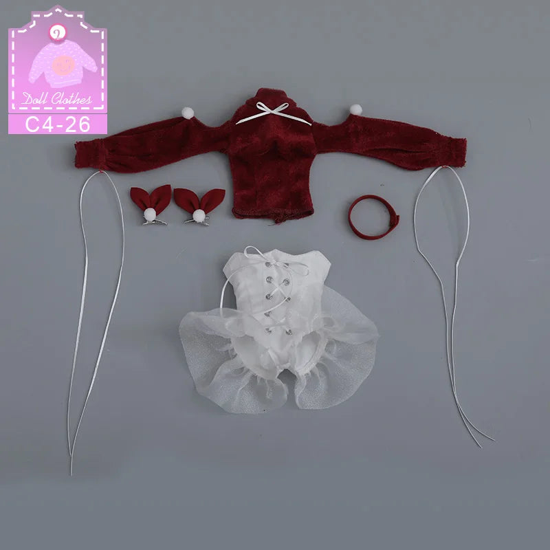 BJD Clothes LDS Cai E Chest Body Use 1/4 BJD Accessories Light And Silky Texture Clothes Hand Made Doll Outfit