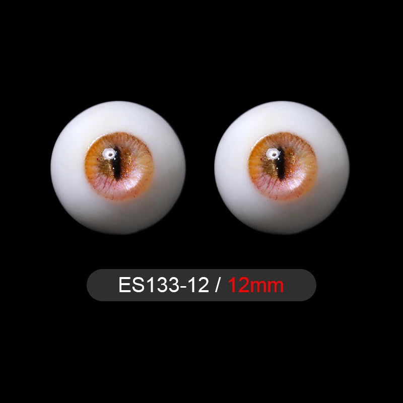 BJD Eyes Resin Eyeball ES133 ES140 12mm Handscraft Colourful Doll Accessories 1/3 1/4 1/6 for Fairyland Minifee Iplehouse