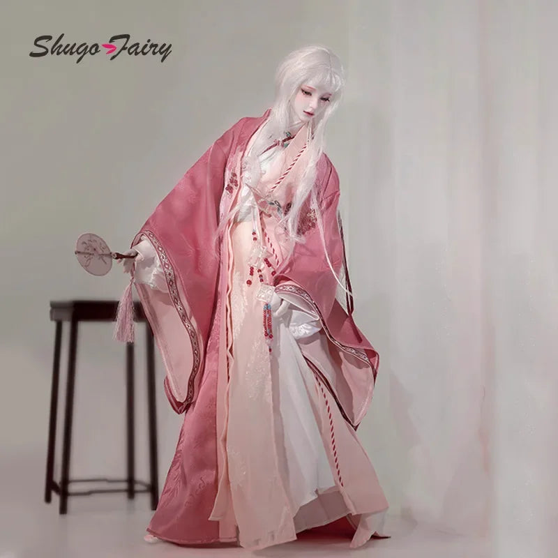 Peach Bjd Doll 1/3 Cyue FullsetA Blythe Reborn Uncle Male Fashion Classical Ancient Costume Hanfu Art Dolls Toy for Shugafairy