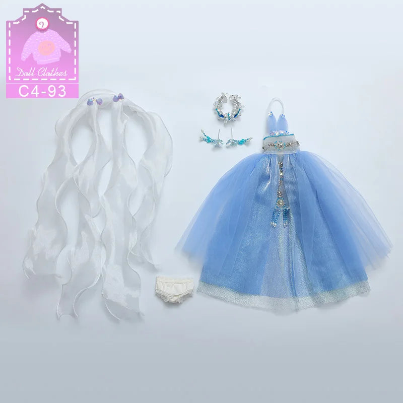 BJD Clothes LDS Cai E Chest Body Use 1/4 BJD Accessories Light And Silky Texture Clothes Hand Made Doll Outfit
