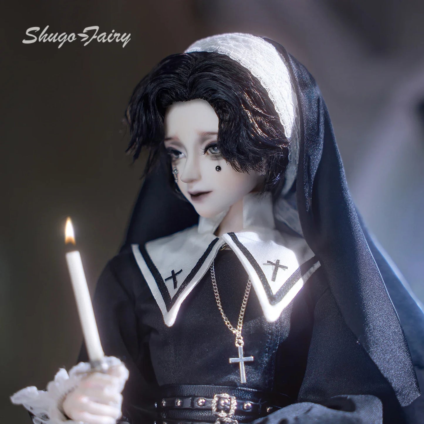 Loki A Bjd Doll 1/4 Bubo Modern Blood-Habited Hierophant Punk Friar Male Original Bjd Dolls Full Set ShugaFairy