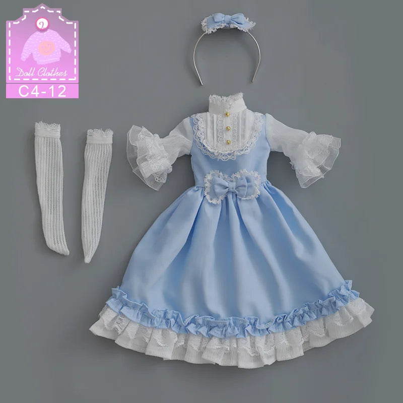 BJD Clothes LDS Cai E Chest Body Use 1/4 BJD Accessories Light And Silky Texture Clothes Hand Made Doll Outfit