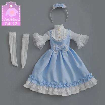BJD Clothes LDS Cai E Chest Body Use 1/4 BJD Accessories Light And Silky Texture Clothes Hand Made Doll Outfit