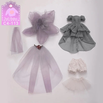 BJD Clothes LDS Cai E Chest Body Use 1/4 BJD Accessories Light And Silky Texture Clothes Hand Made Doll Outfit