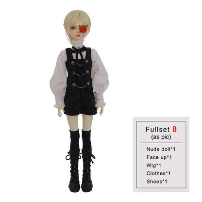 Kaka BJD Doll 1/4 With Boy Motion Line Body High Quality Fashion Toys for Boys New Design Prince Of The Forest Art Toys Dolls