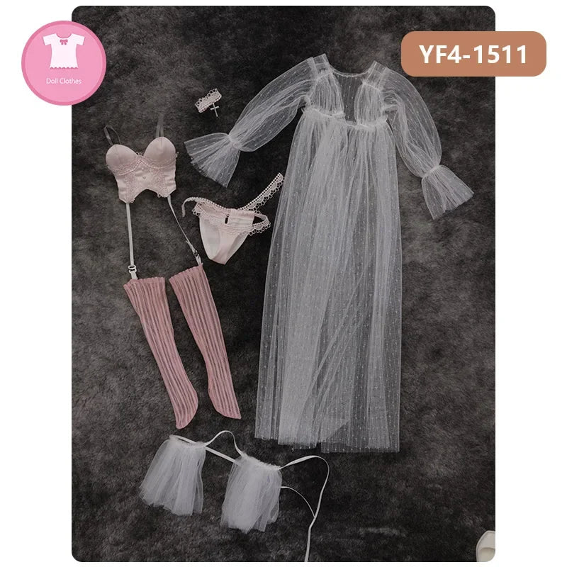 Shugafairy Bjd Clothes Suitable for 1/4 Bjd Doll JOAN Body Sweet Fashion Style  Ball Jointed Doll Accessories