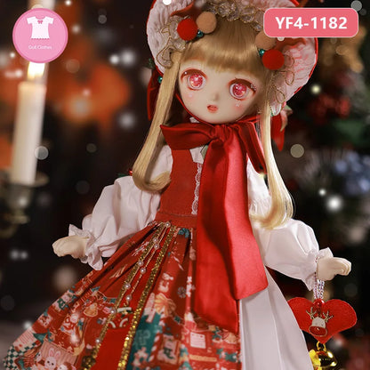 1/4 BJD Clothes Sogo Girl Body BJD Dress Beautiful Doll Outfit Accessories Halloween Christmas Eve Clothes Chinabjd Outfits