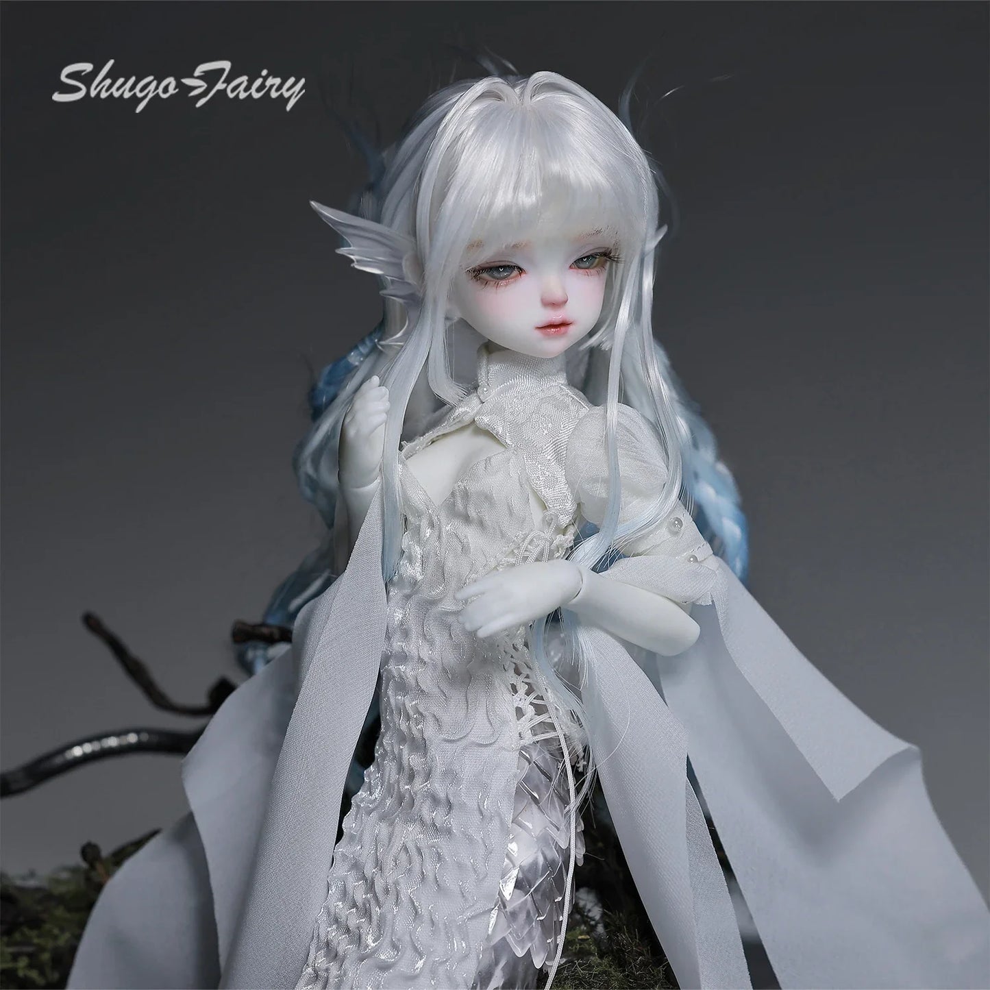 1/6 Monster Girl BJD  Virelai D Anime Pale Twin Half-Demon Full Set Long Scaly Tail Shugafairy Original Bjd Articulated Dolls