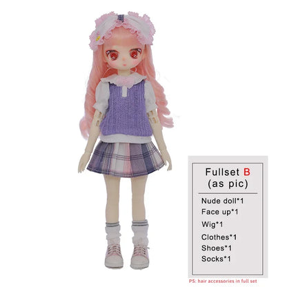 Shuga Fairy 1/6 BJD Doll Niny  Resin Dolls  Full Set Option Ball Jointed Doll Anime Collection Toys Surprise Gift for Girl