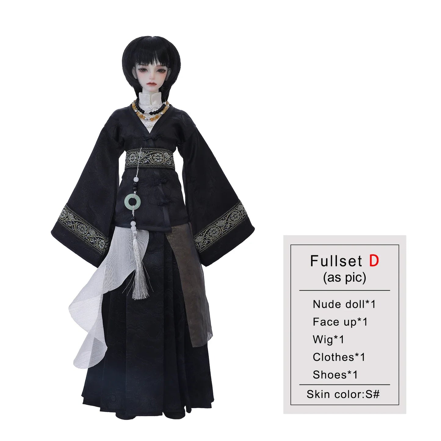 Original Morty D 1/4 Wuxia BJD Shugafairy Neo Chinese Scholar Bubo Body Full Set