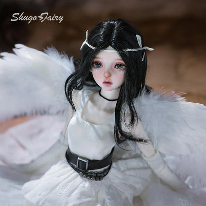 BJD Doll 1/4 Punk Rock Angel Gothic Doll Resin BJD Figures Shugafairy Celia L Full Set Collectible Doll Articulated Dolls