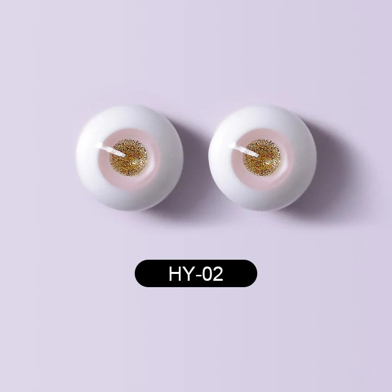 BJD Eyes Glass Eyeball Handscraft Colourful Doll Accessories Size 1/3 1/4 1/6 1/8 yosd SD MSD 12 14mm