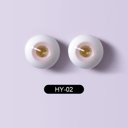 BJD Eyes Glass Eyeball Handscraft Colourful Doll Accessories Size 1/3 1/4 1/6 1/8 yosd SD MSD 12 14mm