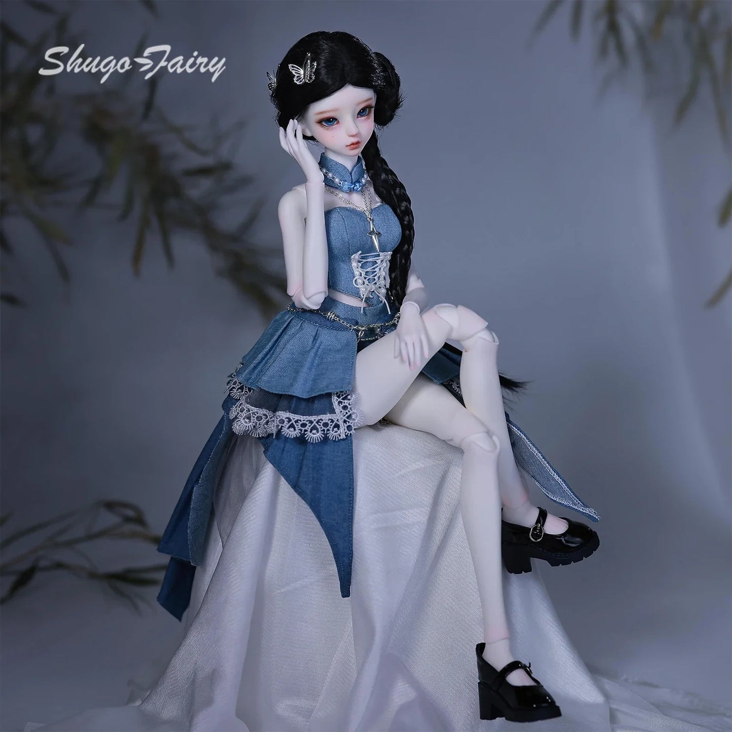 ShugaFairy Faina E 1/4 Handmade BJD - Wuxia Lolita Disciple Full Set Y2K Martial Arts Sister Collectible Poseable Doll