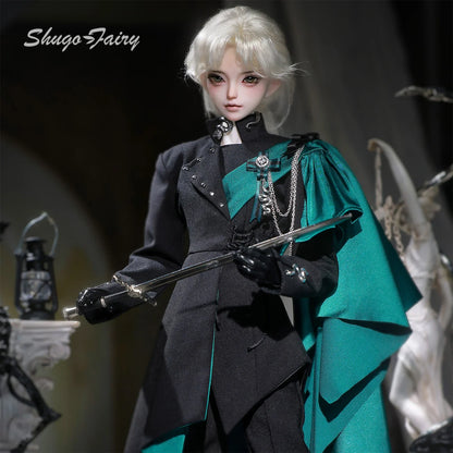 Shugafairy Julia C 1/4 BJD Gothic Swordsman Prince - Obsidian Knight Cool Lolita Nobility Full Set Collector's Edition