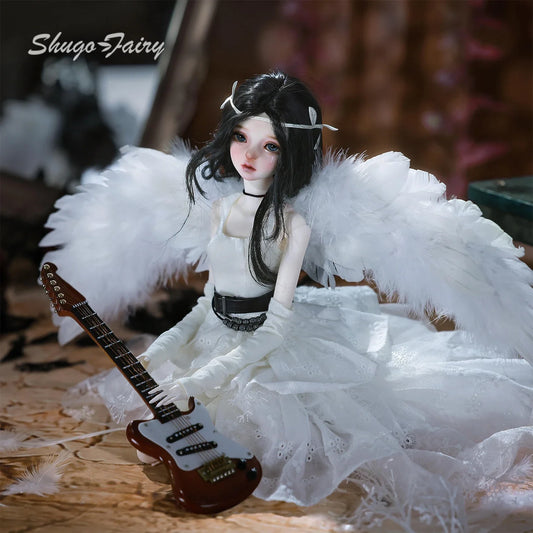 BJD Doll 1/4 Punk Rock Angel Gothic Doll Resin BJD Figures Shugafairy Celia L Full Set Collectible Doll Articulated Dolls