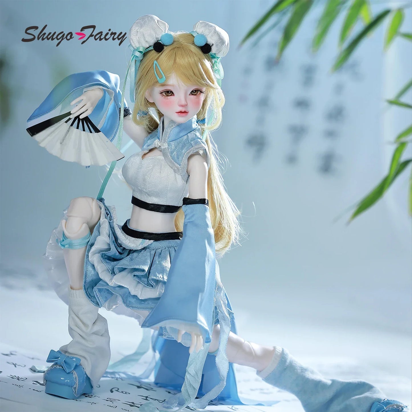 ShugaFairy Liano E BJD - Adorable Guo Feng Y2K Girl W/ Powerpuff Style | Complete Poseable Set