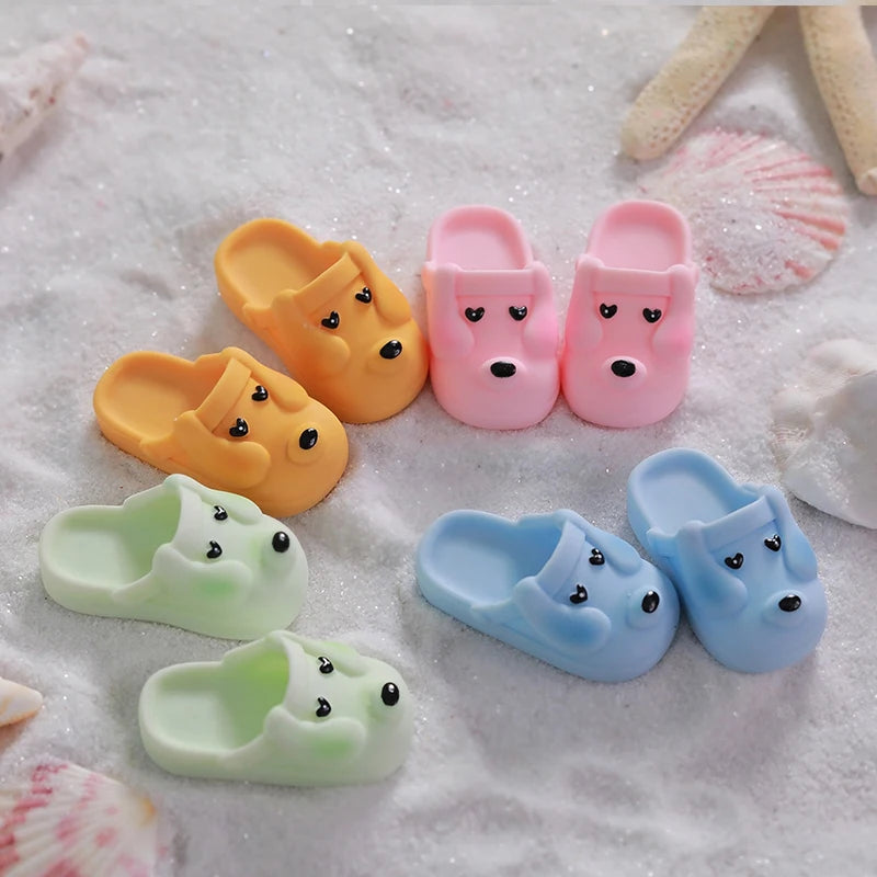 BJD Shoes 1/6 Bady about 4.4cm Pink Sky Bluebright Yellow Fresh Green Optional Doll Accessories