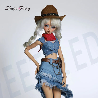 Sano D BJD 1/4 - Vintage Western Cowboy Knight Anime Style Ball Jointed Doll Full Set with Outfit & Accessories ShugaFairy