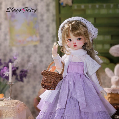 Damita G 1/6 Bjd Doll Sweet Young Girl The Forest Estate Toys Purple Baker High Quality ShugaFairy Full Set