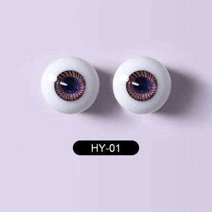 BJD Eyes Glass Eyeball Handscraft Colourful Doll Accessories Size 1/3 1/4 1/6 1/8 yosd SD MSD 12 14mm