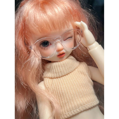 BJD Glasses 1/6 Accessories Fashion BJD Dolls Accessories Doll Eyeglasses  for Outdoor Dressing and Matching Acrylic Material