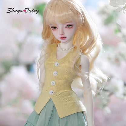 Bjd Clothes 1/4 Bjd Doll Bariy Body Small Chest Knitwear Fashion Style Shuga Fairy Original Collection with Outfit & Accessories