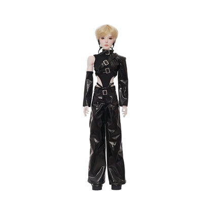 BJD Doll 1/4 Ryan - Neo Punk K-pop Resin Figure Leather Coat Set Bubo 2nd Boy Band Collector Art Poseable Stage Idol Shugafairy
