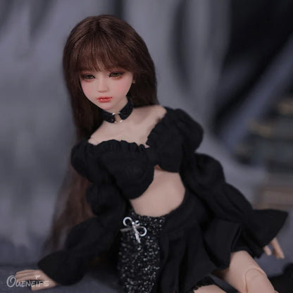 Aurola BJD Doll 1/6 Yingli Body 27.5cm Movable Joint Fullset Fashion Toys  Glitter Skirt for Girls Gifts YOSD Korean Style Doll