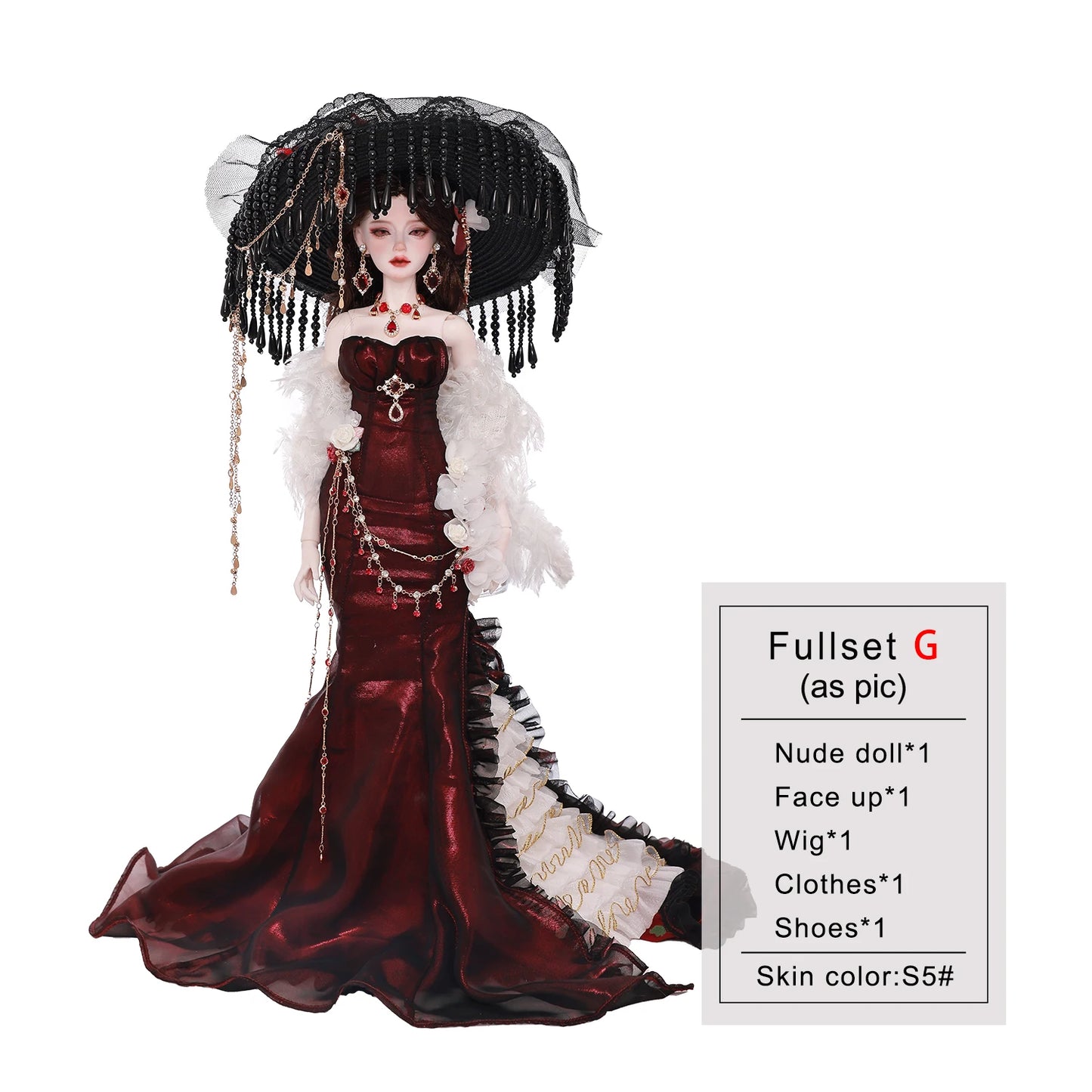 BJD Doll  Anubis G 1/4 Original Countess European Retro Style Exquisite Collectible Bariy Body Full Set ShugaFairy