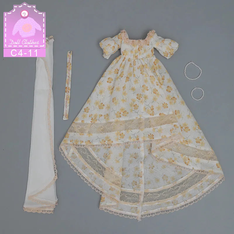 BJD Clothes LDS Cai E Chest Body Use 1/4 BJD Accessories Light And Silky Texture Clothes Hand Made Doll Outfit