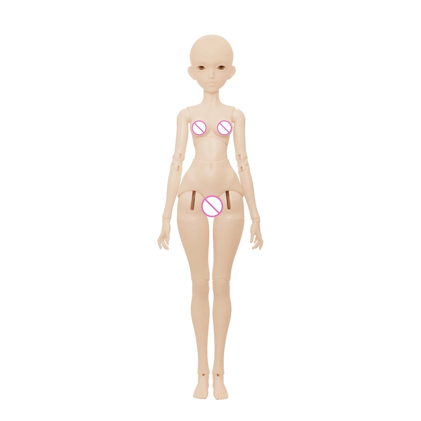 BJD Doll 1/4 Julia D Full Set with Ballet Beach Outfits Pink Wig Full Bust Body Swimsuit Ball Jointed Doll Shugafairy