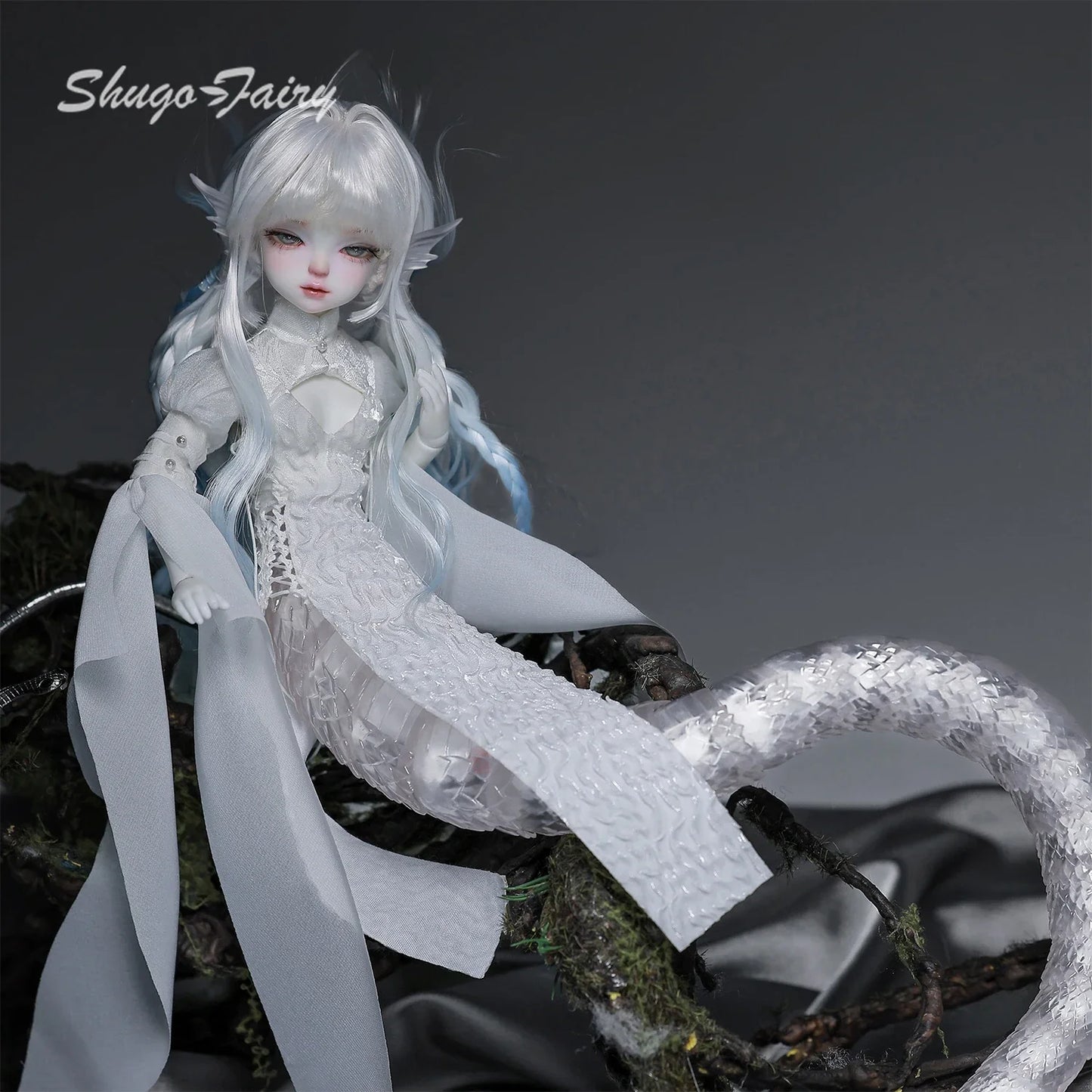 1/6 Monster Girl BJD  Virelai D Anime Pale Twin Half-Demon Full Set Long Scaly Tail Shugafairy Original Bjd Articulated Dolls