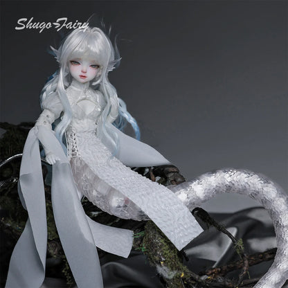 1/6 Monster Girl BJD  Virelai D Anime Pale Twin Half-Demon Full Set Long Scaly Tail Shugafairy Original Bjd Articulated Dolls