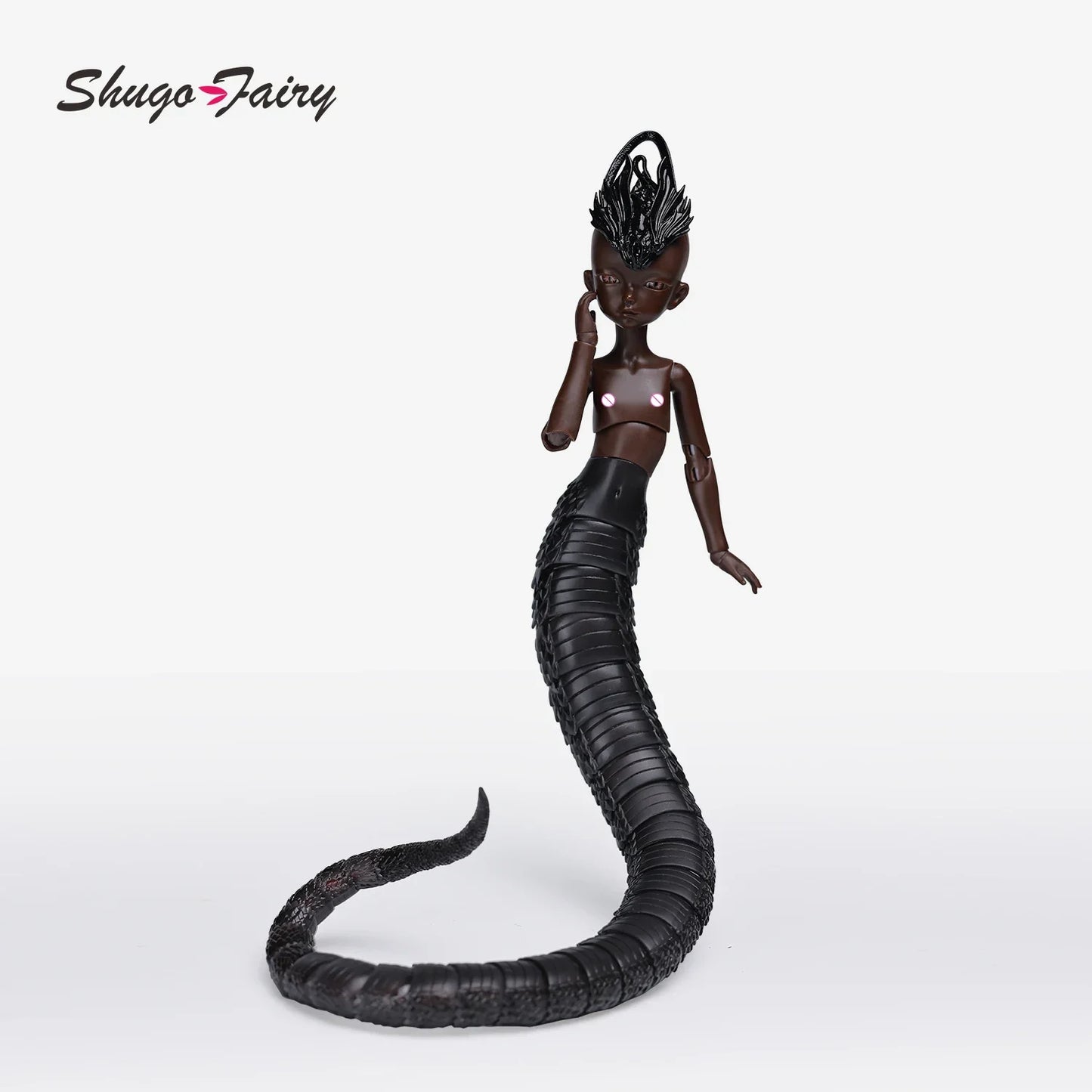 Anime Monster Girl BJD 1/6 - Virelai A Half-monster Long Scaly Tail & Scales | Shugafairy Dolls Full Set