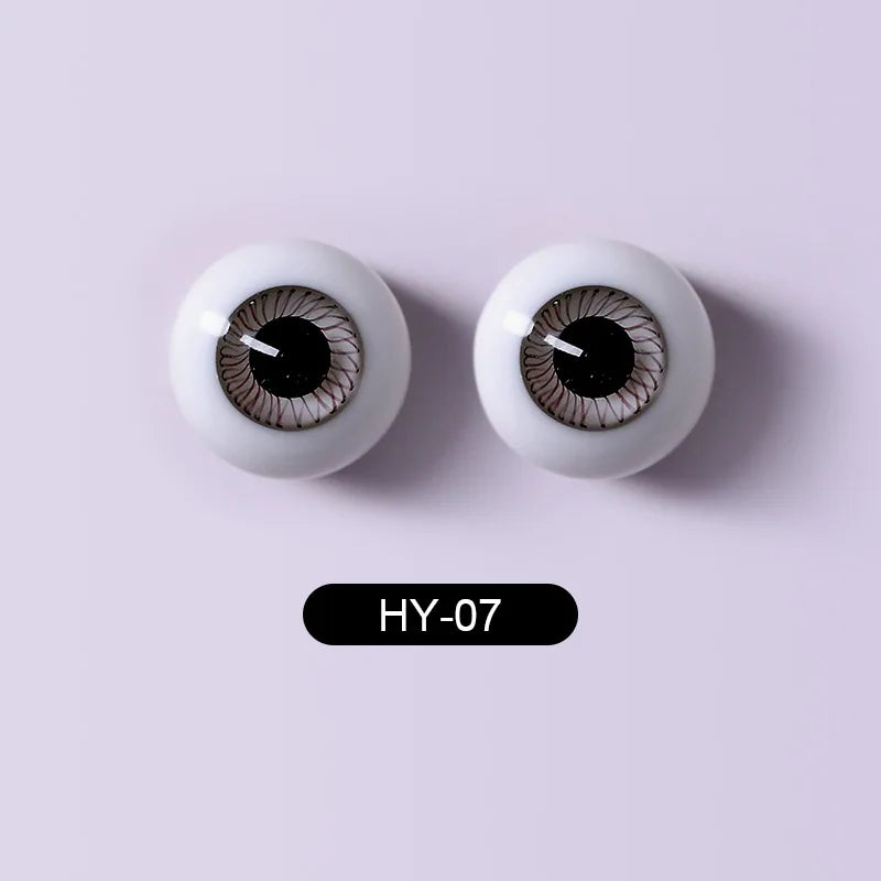 BJD Eyes Glass Eyeball Handscraft Colourful Doll Accessories Size 1/3 1/4 1/6 1/8 yosd SD MSD 12 14mm