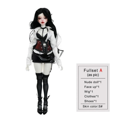 BJD Isla A 1/4 BJD Executive OL Style Collectible Art Doll Elegant Alluring Full Set with Resin Body
