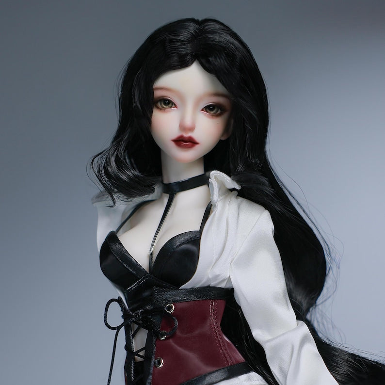 BJD Isla A 1/4 BJD Executive OL Style Collectible Art Doll Elegant Alluring Full Set with Resin Body