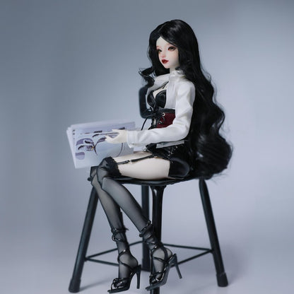 BJD Isla A 1/4 BJD Executive OL Style Collectible Art Doll Elegant Alluring Full Set with Resin Body