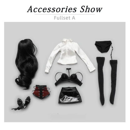 BJD Isla A 1/4 BJD Executive OL Style Collectible Art Doll Elegant Alluring Full Set with Resin Body